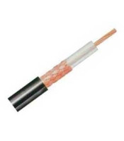 COAXIAL CABLE RG58/U BLACK 1m/100