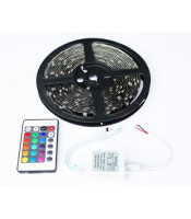 ΣΕΤ ΑΔΙΑΒΡΟΧΗ ΤΑΙΝΙΑ ΜΕ RGB LED 12V 14.W ΚΟΝΤΡΟΛ ΚΑΙ ΤΡΟΦΟΔΟΤΙΚΟ