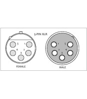 LZ114 5pin ΑΡΣΕΝΙΚΟΣ XLR CONNECTOR ΚΑΛΩΔΙΟΥ 5 PINSCONNECTOR ΗΧΟΥ