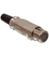 LZ113 5pin ΘΗΛΥΚΟΣ XLR CONNECTOR ΚΑΛΩΔΙΟΥ 5 PINSCONNECTOR ΗΧΟΥ