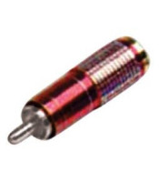 MALE RCA METALLIC ALUMINUM ID7 mm RED LZ518