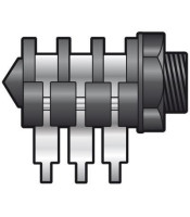 CC205 ΘΗΛΥΚΟ ΚΑΡΦΙ 6,3mm MONO (TS) ΠΛΑΚΕΤΑΣCONNECTOR ΗΧΟΥ