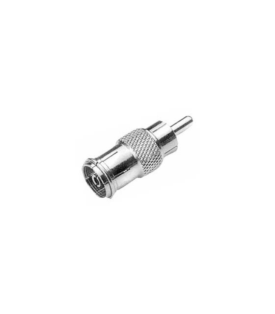 RCA ADAPTOR ΑΡΣΕΝΙΚΟ/PAL ΘΗΛΥΚΟ ΜΕΤΑΛΛΙΚΟ (QUICK)