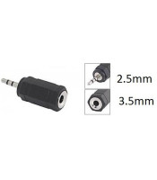 AC-018 ΚΑΡΦΙ ΑΡΣΕΝΙΚΟ 2,5mm ADAPTOR ΣΕ ΚΑΡΦΙ ΘΗΛΥΚΟ 3,5mm STEREO (TRS)CONNECTOR ΗΧΟΥ