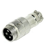 SS2-1100/4 CB CONNECTOR ΓΙΑ ΚΑΛΩΔΙΟ MALE 4 PINSCONNECTOR ΗΧΟΥ