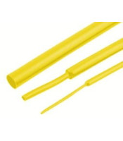 HEAT SHRINK TUBING 2.4/1.2mm YELLOW (-55+135°C)