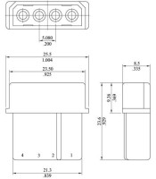 5200P/04 PC POWER ΒΥΣΜΑ ΚΑΛΩΔΙΩΝ 4 ΑΓΩΓΩΝ ΑΡΣΕΝΙΚΟ (ΜΟΝΟ ΤΟ ΠΛΑΣΤΙΚΟ)CONNECTORS