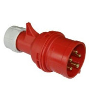 PCE 32a 415v 3ph Male Ceeform Plug Ip44 Rated