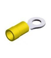 SINGLE-HOLE CABLE LUG INSULATED YELLOW 5.3-5.5 R5-5V