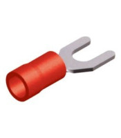 FORK-TYPE TERMINAL INSULATED RED 4.3-1.25 S1-4SV CHS