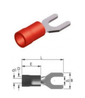 S1-4MV FASTON ΔΙΧΑΛΟΣ ΜΟΝΩΜΕΝΟΣ 4,3mm ΓΙΑ ΑΓΩΓΟΥΣ 1,5mmΑΚΡΟΔΕΚΤΕΣ