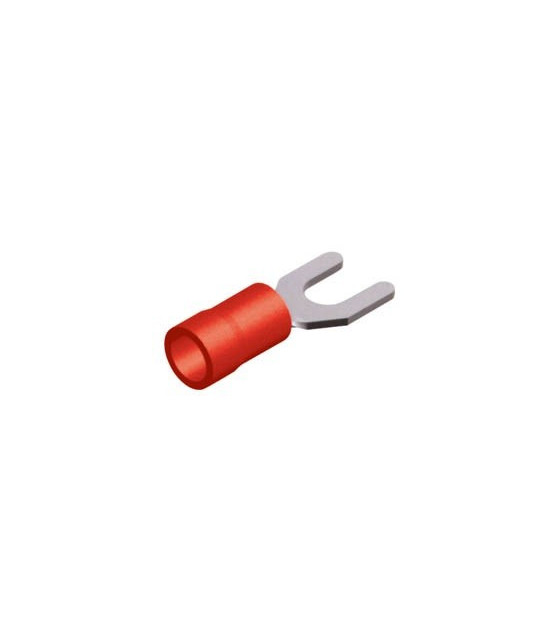 FORK-TYPE TERMINAL INSULATED RED 6.5-1.25 S1-6SV CHS