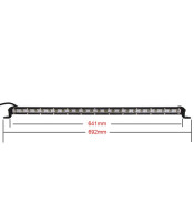 LED LIGHT BAR 72W SLIM ΛΕΠΤΟΣ ΑΔΙΑΒΡΟΧΟΣ LED LIGHT BAR 72W 12 - 24 VDC 30°LED ΜΠΑΡΕΣ