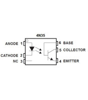 4N 35 OPTOCOUPLER 4N35ΗΜΙΑΓΩΓΟΙ - IC