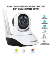 IPC - Z06H 720P HD Wireless IP Surveillance Camera System - WHITE