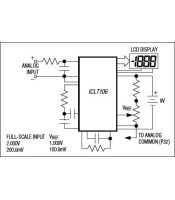 ICL7106 ΟΛΟΚΛΗΡΩΜΕΝΟ ΚΥΚΛΩΜΑ ICL7106ΗΜΙΑΓΩΓΟΙ - IC