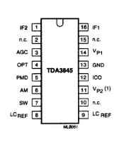 TDA3845 ΟΛΟΚΛΗΡΩΜΕΝΟ ΚΥΚΛΩΜΑ TDA3845ΗΜΙΑΓΩΓΟΙ - IC