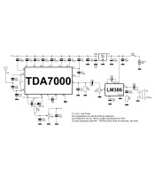 TDA7000 ΟΛΟΚΛΗΡΩΜΕΝΟ ΚΥΚΛΩΜΑ TDA7000 FM RADIOΗΜΙΑΓΩΓΟΙ - IC