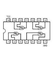 74LS132 ΟΛΟΚΛΗΡΩΜΕΝΟ ΚΥΚΛΩΜΑ 74LS132ΗΜΙΑΓΩΓΟΙ - IC