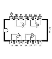 74LS136 ΟΛΟΚΛΗΡΩΜΕΝΟ ΚΥΚΛΩΜΑ 74LS136ΗΜΙΑΓΩΓΟΙ - IC