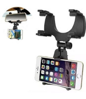 Universal Car Rearview Mirror Mount Phone Holder for iPhone Samsung Huawei GPS Smartphones