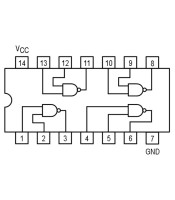 74LS37 ΟΛΟΚΛΗΡΩΜΕΝΟ ΚΥΚΛΩΜΑ 74LS37ΗΜΙΑΓΩΓΟΙ - IC