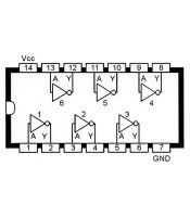 74HC04 ΟΛΟΚΛΗΡΩΜΕΝΟ ΚΥΚΛΩΜΑ 74HC04ΗΜΙΑΓΩΓΟΙ - IC