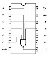 74HC30 ΟΛΟΚΛΗΡΩΜΕΝΟ ΚΥΚΛΩΜΑ 74HC30ΗΜΙΑΓΩΓΟΙ - IC