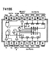 74HC155 ΟΛΟΚΛΗΡΩΜΕΝΟ ΚΥΚΛΩΜΑ 74HC155ΗΜΙΑΓΩΓΟΙ - IC