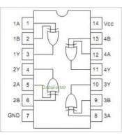 74HC386 ΟΛΟΚΛΗΡΩΜΕΝΟ ΚΥΚΛΩΜΑ 74HC386ΗΜΙΑΓΩΓΟΙ - IC