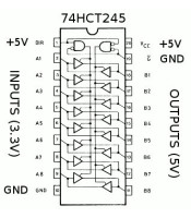 74HCT245 ΟΛΟΚΛΗΡΩΜΕΝΟ ΚΥΚΛΩΜΑ 74HCT245ΗΜΙΑΓΩΓΟΙ - IC