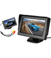 4.3\\" TFT LCD Car Rear View Color Camera Monitor & DVD