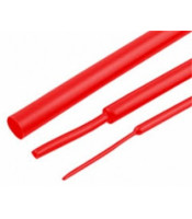 HEAT SHRINK TUBING 3.2/1.6mm RED (-55+135°C) W/R