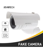 DUMMY IR CAMERA ΛΕΥΚΗ ΨΕΥΤΟΚΑΜΕΡΑ ΟΜΟΙΩΜΑ ΜΕΓΑΛΗ ΜΕ IR LEDΚΑΜΕΡΕΣ