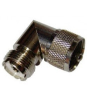 Right Angle Male-to-Female UHF Connector