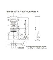 U-SHAPED TYPE PHOTOELECTRIC SENSOR WITH TRANSMITTER/RECEIVER..