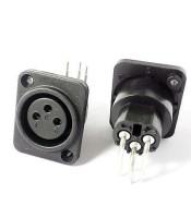 LZ149 ΘΗΛΥΚΟΣ XLR CONNECTOR ΓΙΑ ΠΛΑΚΕΤΑCONNECTOR ΗΧΟΥ