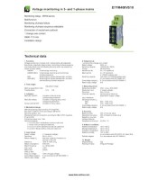 Tele Phase, Voltage Monitoring Relay With SPDT Contacts, 1, 3 Phase, Undervoltage