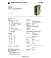 DIN RAIL TIMER RELAY 16 FUNCTIONS 2C/O 24-240VAC/DC