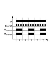 DIN RAIL TIMER RELAY 16 FUNCTIONS 2C/O 24-240VAC/DC