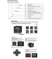 TX4S-14R ΕΛΕΓΚΤΗΣ ΘΕΡΜΟΚΡΑΣΙΑΣ ΨΗΦΙΑΚΟΣ 48X48 LCD ΜΕ ΡΕΛΕ 1C/OΒΙΟΜΗΧΑΝΙΚΑ