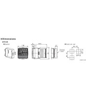 TK4S-14CN ΕΛΕΓΚΤΗΣ ΘΕΡΜΟΚΡΑΣΙΑΣ ΨΗΦΙΑΚΟΣ 48X48 ΡΕΥΜΑΤΟΣ DC-4 20mAΒΙΟΜΗΧΑΝΙΚΑ