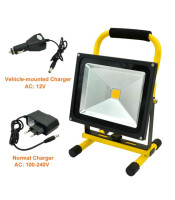 RECHARGEABLE FLOODLIGHT 30w ΑΔΙΑΒΡΟΧΟΣ ΦΟΡΗΤΟΣ ΕΠΑΝΑΦΟΡΤΙΖΟΜΕΝΟΣ ΠΡΟΒΟΛΕΑΣ ΜΕ LED 30WΠΡΟΒΟΛΕΙΣ