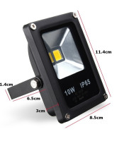 LED FLOODLIGHT 10W 220-240VAC 800LM 6500K DAY LIGHT