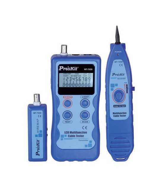 LCD MULTIFUNCTION CABLE TESTER MT-7059 S/PRO