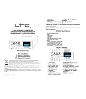 3-Channel PA amplifier with USB/SD and maximum output power 60W