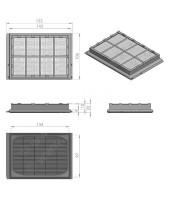 PakTrade Vacuum Cleaner HEPA Filter For Bosch ACTIVA