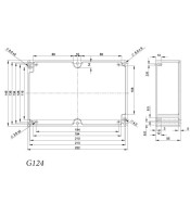 METAL POTTING BOX 222X146X55 G124