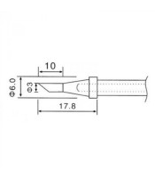 ZD415 TIP N4-3 ΑΝΤΑΛΛΑΚΤΙΚΗ ΜΥΤΗ 3mm ΓΙΑ ΤΟ ΣΤΕΛΕΧΟΣ ZD415ΚΟΛΛΗΤΗΡΙΑ