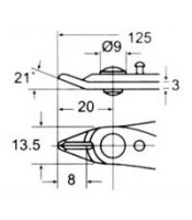 8PK-30D ΚΟΦΤΑΚΙ ΗΛΕΚΤΡΟΝΙΚΩΝ 125mmΚΟΦΤΕΣ